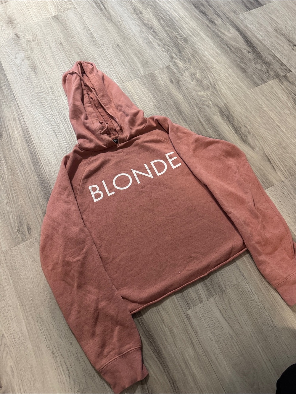 Brunette The Label Rusty Rose "BLONDE" Hoodie